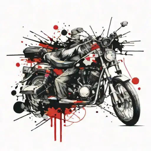 suicide attempt tattoo design idea