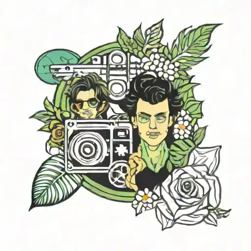 Mix elements of Green Day, Blink-182, and Harry Styles  tattoo design idea
