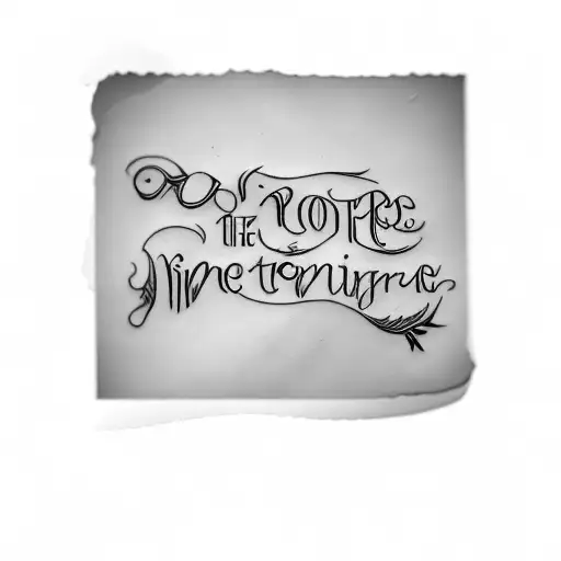 the words'no regrets only memories'written on a piece of paper tattoo design idea