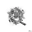 computer with medicine like wallpaper. computer made have good life decisions. and beating agains psychosis/madness.  tattoo design idea