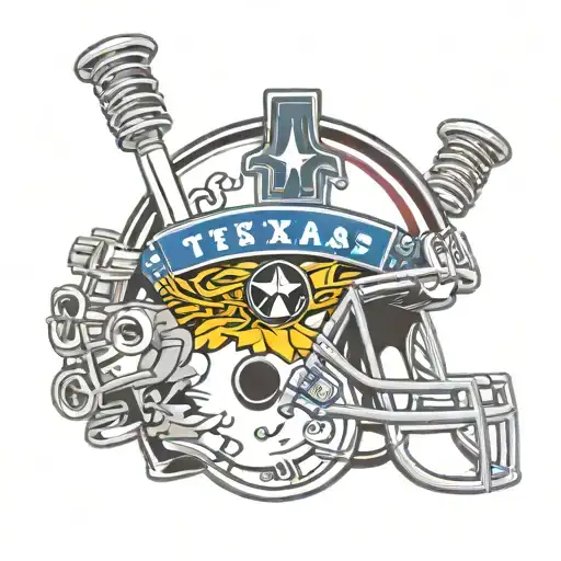 Texas A&M Marching Band, Pittsburgh Steelers Helmet, Texas Rangers Logo tattoo design idea