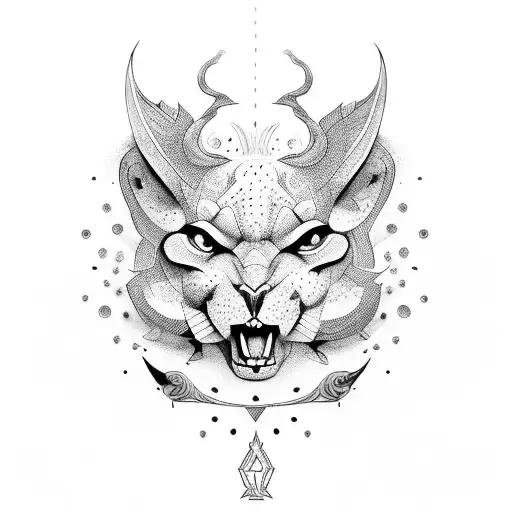 espirito santo com coração com coroa de espinhos tattoo design idea