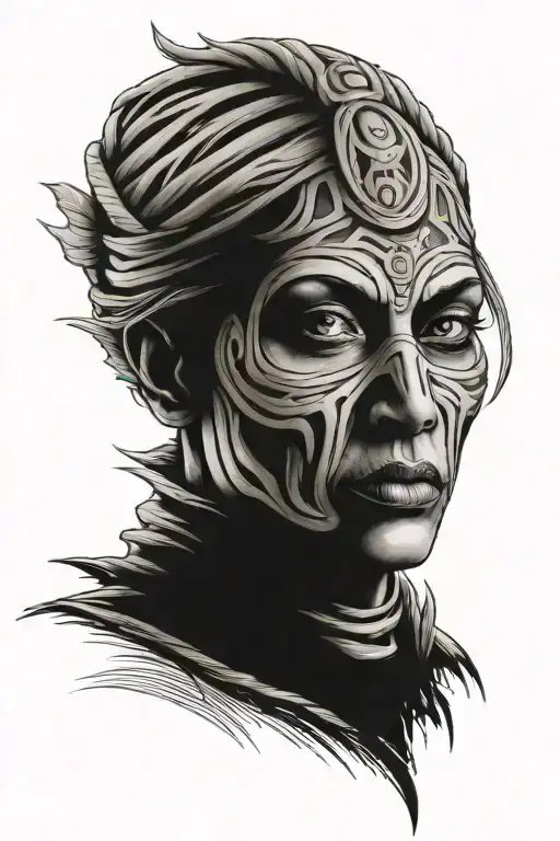 mummy face tattoo tattoo design idea