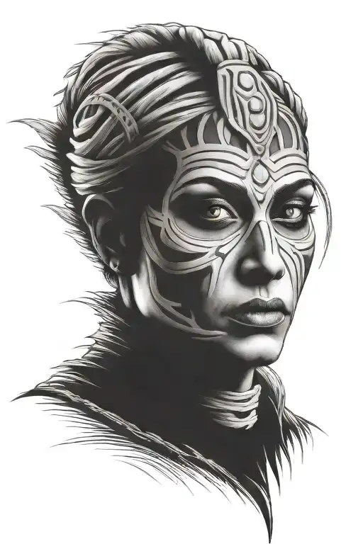 mummy face tattoo tattoo design idea