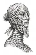 mummy face tattoo tattoo design idea