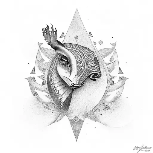 danish and canadian heritage tattoo design idea