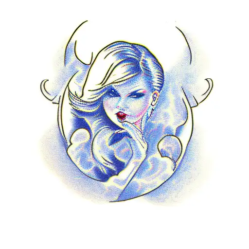 Taylor swift's haunted tattoo design idea