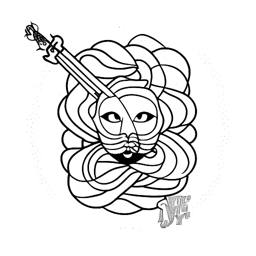 Taylor swift's haunted tattoo design idea