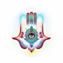 Hamsa Symbol tattoo design idea