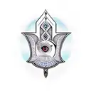 Hamsa Symbol tattoo design idea