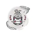 libra, pig,  son tattoo design idea