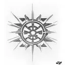 star wars imperial logo tattoo design idea