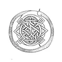 vegvisir and Viking snake tattoo design idea