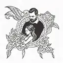 daddy daughter tattoos tattoo design idea