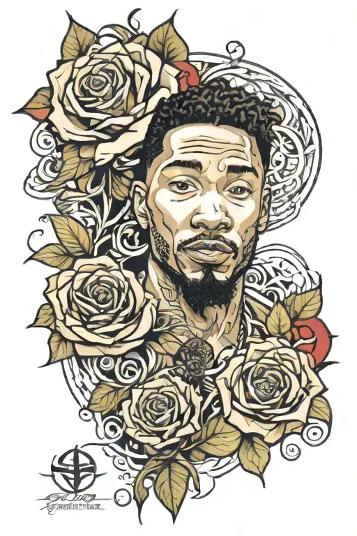 Derrick rose tattoo design idea