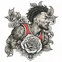 Derrick rose tattoo design idea
