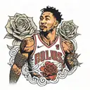 Derrick rose tattoo design idea