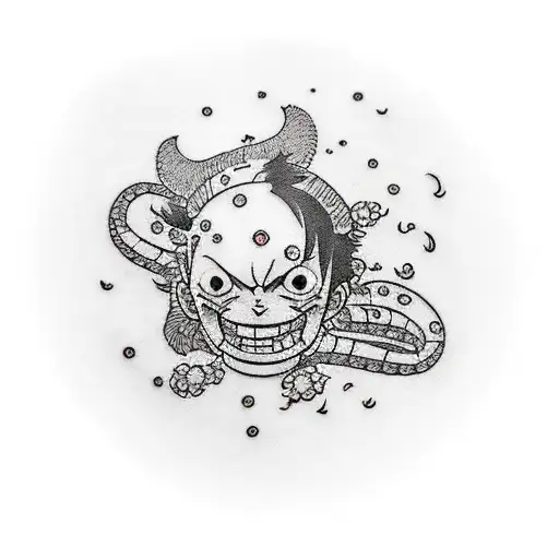luffy tattoo design idea