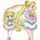 Anime Sailor Moon tattoo design idea
