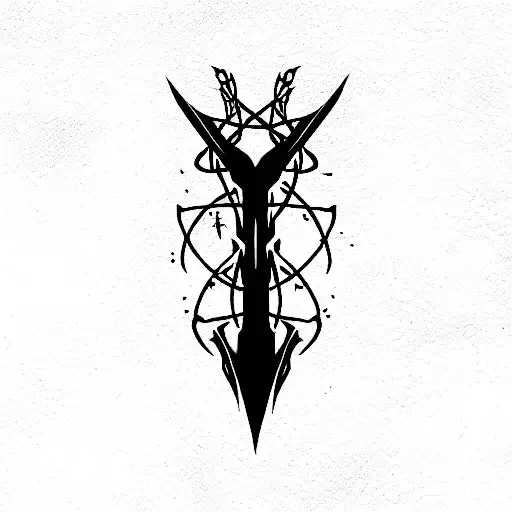 Skyrim tattoo design idea