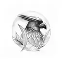 crow tattoo design idea