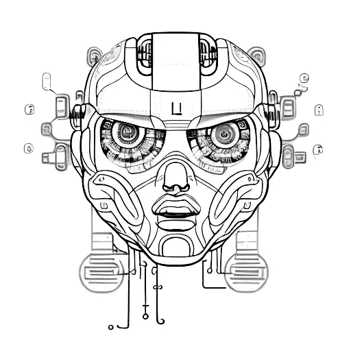 artificial intelligence tattoo design idea