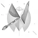 A feather floating away on the wind, A geometric design incorporating elements like triangles or diamond, A depiction of tattoo design idea