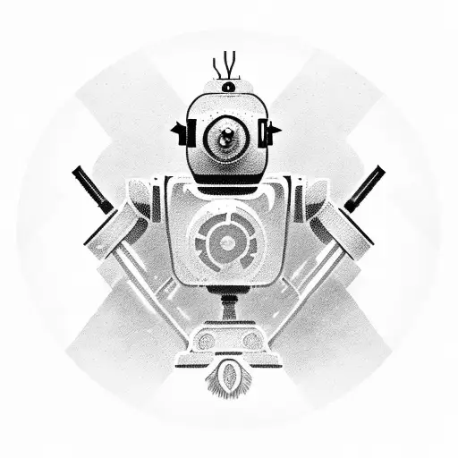 Sweeper Bot from Destiny  tattoo design idea