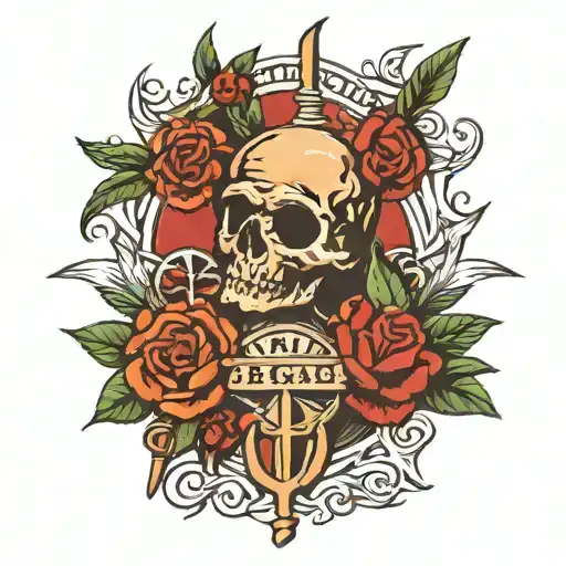 pray 4 peace prepare 4 war scene tattoo design idea