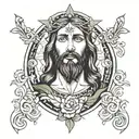 jesus tattoo design idea