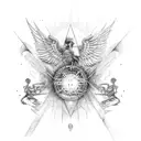 icarus tattoo design idea