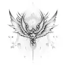 icarus tattoo design idea