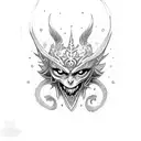 Black clover asta tattoo design idea