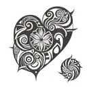 love symbol tattoo design idea