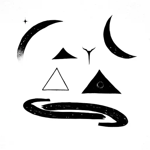 escondes una gran inmensidad sin saber, eres un mensaje celestial que vuela hacia el más allá en un avión de papel tattoo design idea