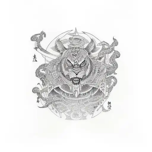 escondes una inmensidad sin saber tattoo design idea