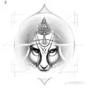 The seer within, the shed second, Sankranti, another name for Vishnu, the person associated with God..   Cognition or Co tattoo design idea