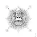 The seer within, the shed second, Sankranti, another name for Vishnu, the person associated with God..   Cognition or Co tattoo design idea