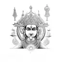 The seer within, the shed second, Sankranti, another name for Vishnu, the person associated with God.. tattoo design idea