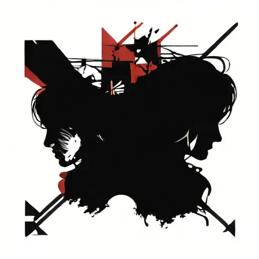 Norse goddess hella tattoo design idea