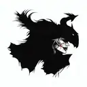 Norse goddess hel sexy woman who has confidence tattoo design idea