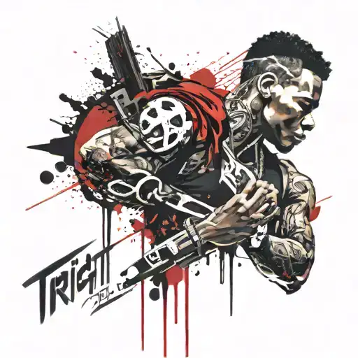 get rich or die tryin' tattoo design idea