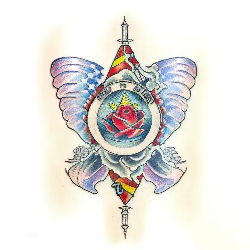 Papillons  tattoo design idea