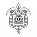 Hamsa Symbol tattoo design idea