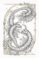 Scorpio and Gemini tattoo design idea