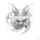 hustle tattoo design idea