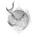 hustle tattoo design idea