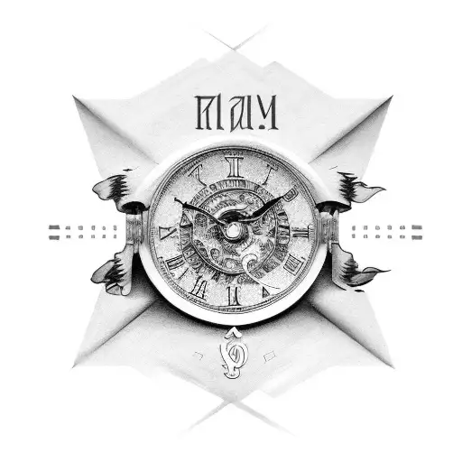 23 roman numerals tattoo design idea