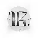 23 roman numerals tattoo design idea