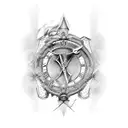 23 roman numerals tattoo design idea